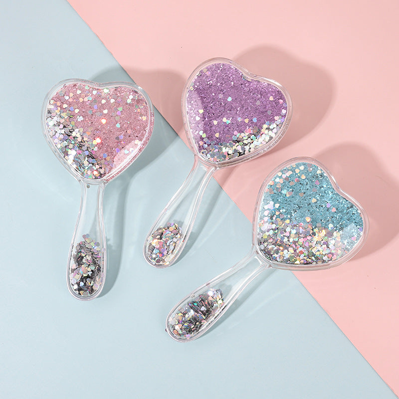 Detangling Hair Brush - Pink Heart - Twisty Locks - Kids and Women Hair Accessories, Fashion Clothing and Jewellery India