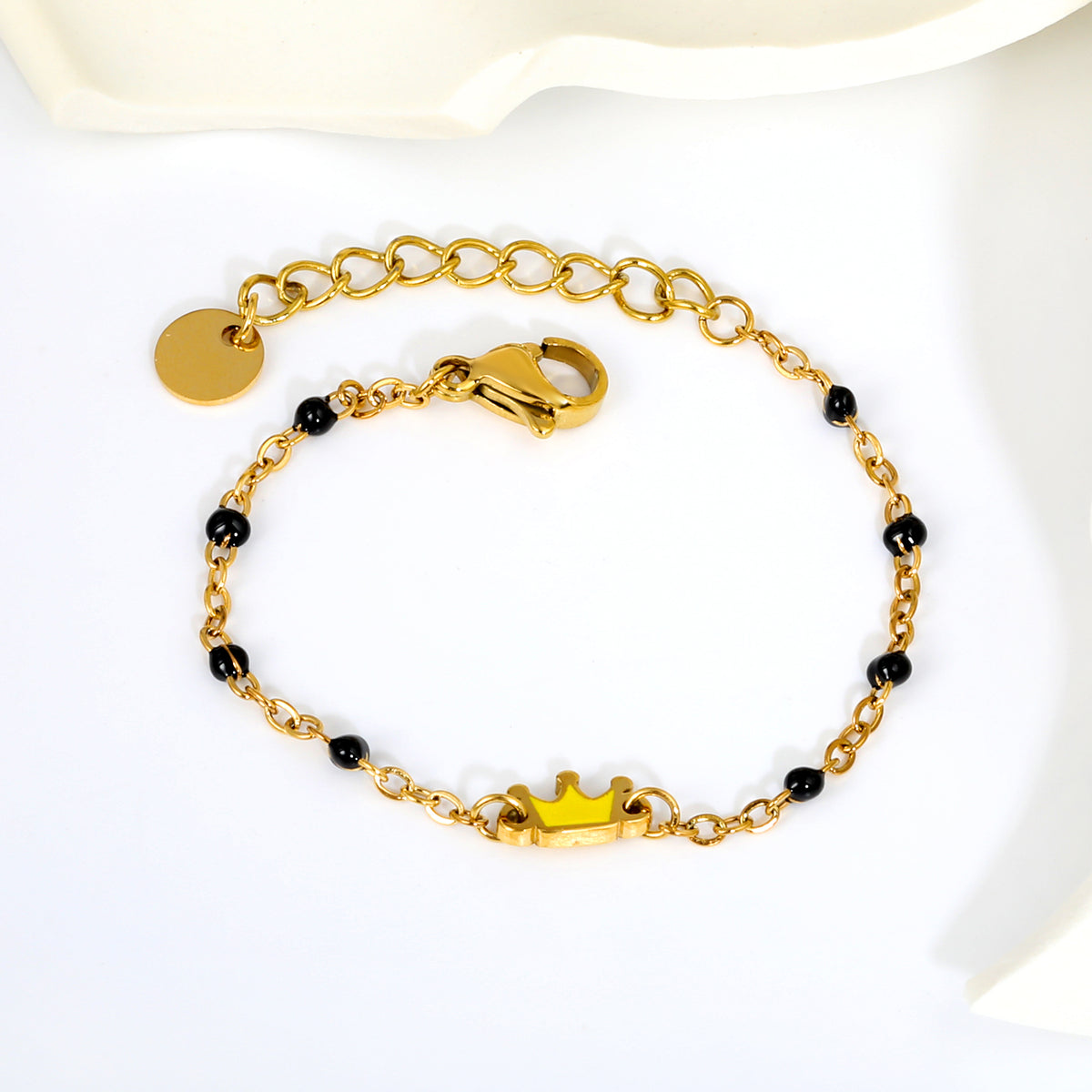 Yellow Crown Nazariya 18K Gold Plated Children's Bracelet