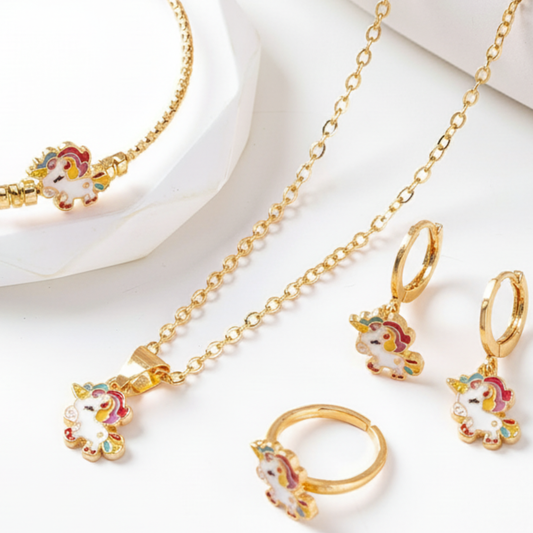 Unicorn Jewellery Set- Colorful