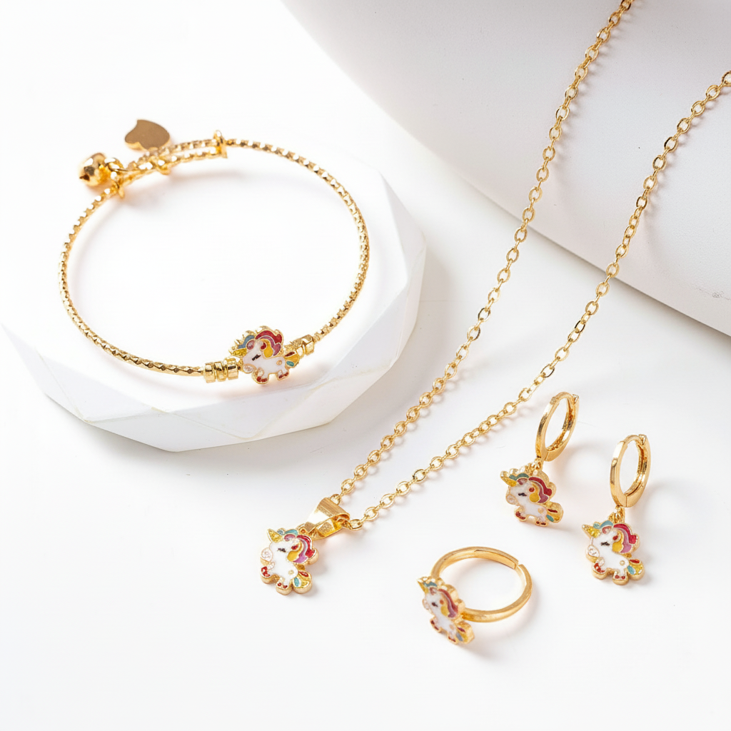 Unicorn Jewellery Set- Colorful