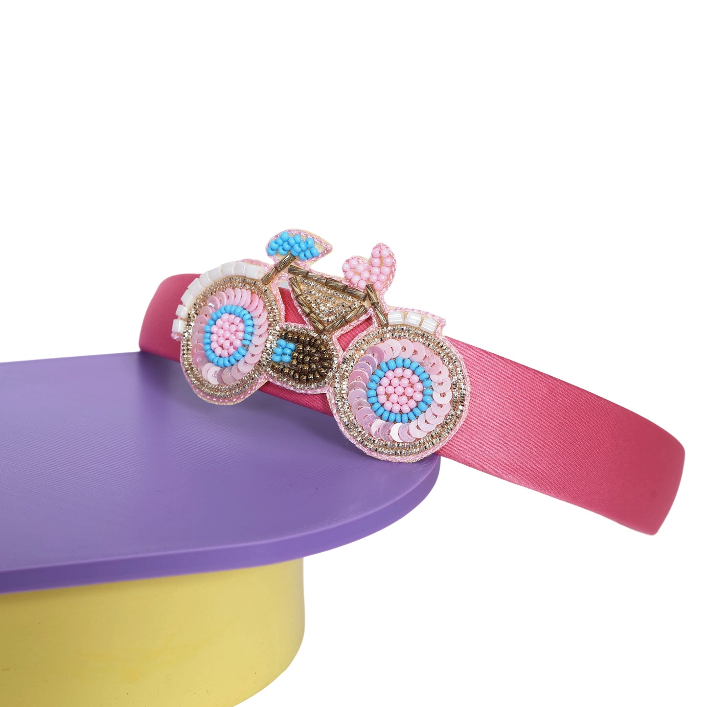 Bicycle Satin Hairband - Twisty Locks - Kids Hair Accessories India