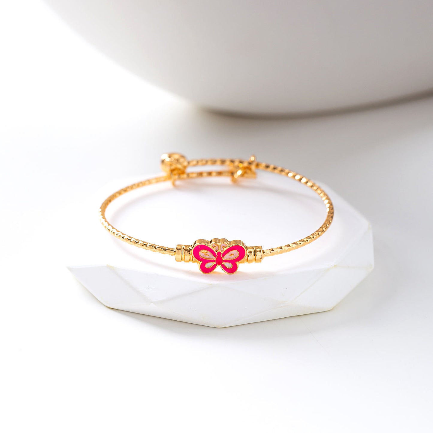Butterfly Jewellery Set- Pink - Twisty Locks - Kids and Women Hair Accessories, Fashion Clothing and Jewellery India