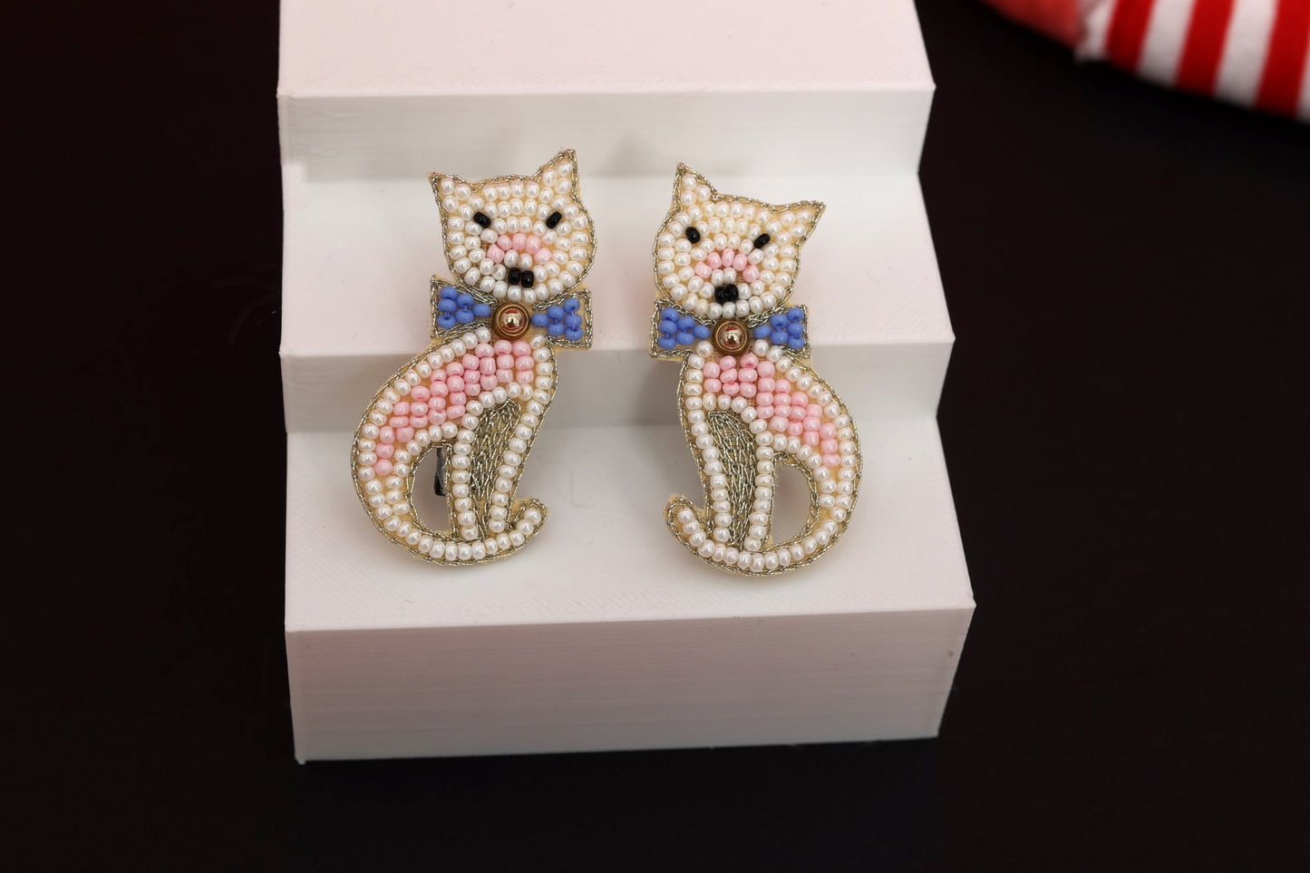 Cat Embroidered Hair Clips Set - Twisty Locks - Kids and Women Hair Accessories, Fashion Clothing and Jewellery India