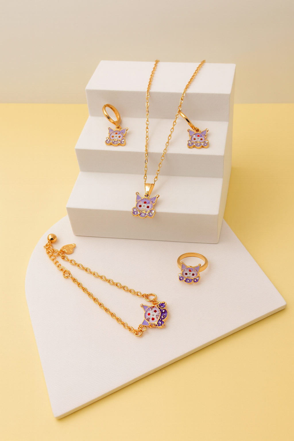 Kuromi Jewellery Set