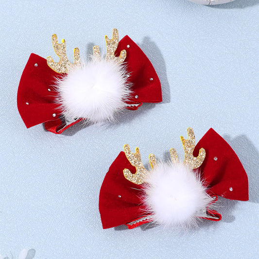 Christmas Magic Hair Bows Set - Twisty Locks - Kids and Women Hair Accessories, Fashion Clothing and Jewellery India