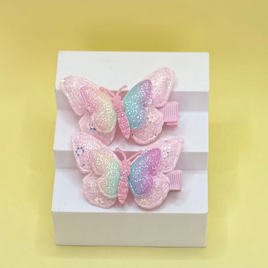 Cute Butterfly Hair Clips - Twisty Locks - Kids and Women Hair Accessories, Fashion Clothing and Jewellery India