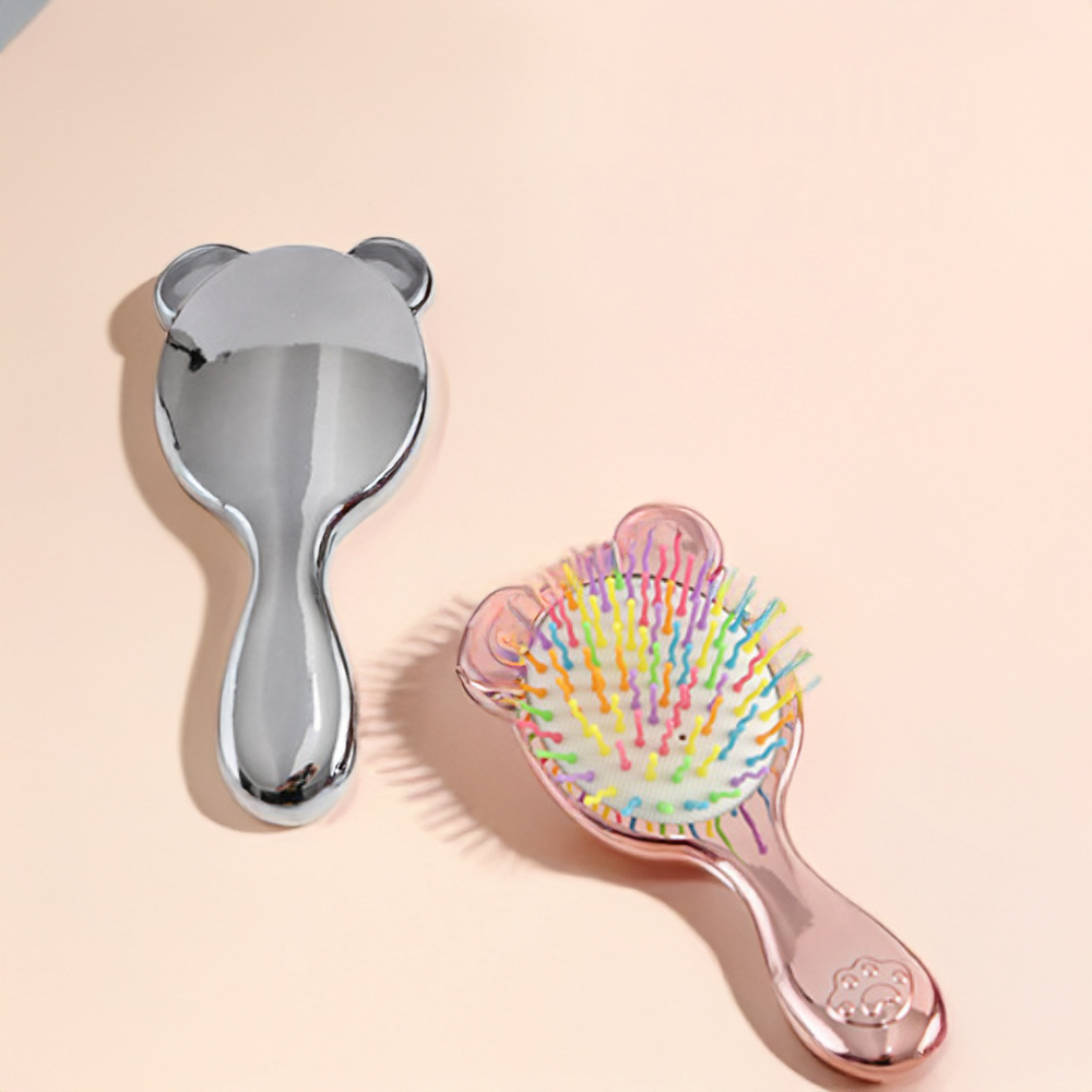 Detangling Hair Brush - Silver - Twisty Locks - Kids and Women Hair Accessories, Fashion Clothing and Jewellery India