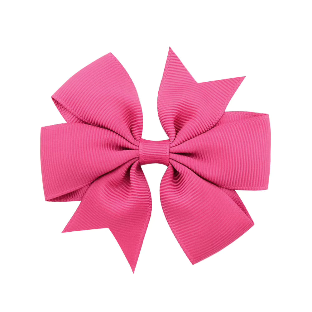 Colourful Fabric Bows Set of 12 - Twisty Locks - Kids and Women Hair Accessories, Fashion Clothing and Jewellery India