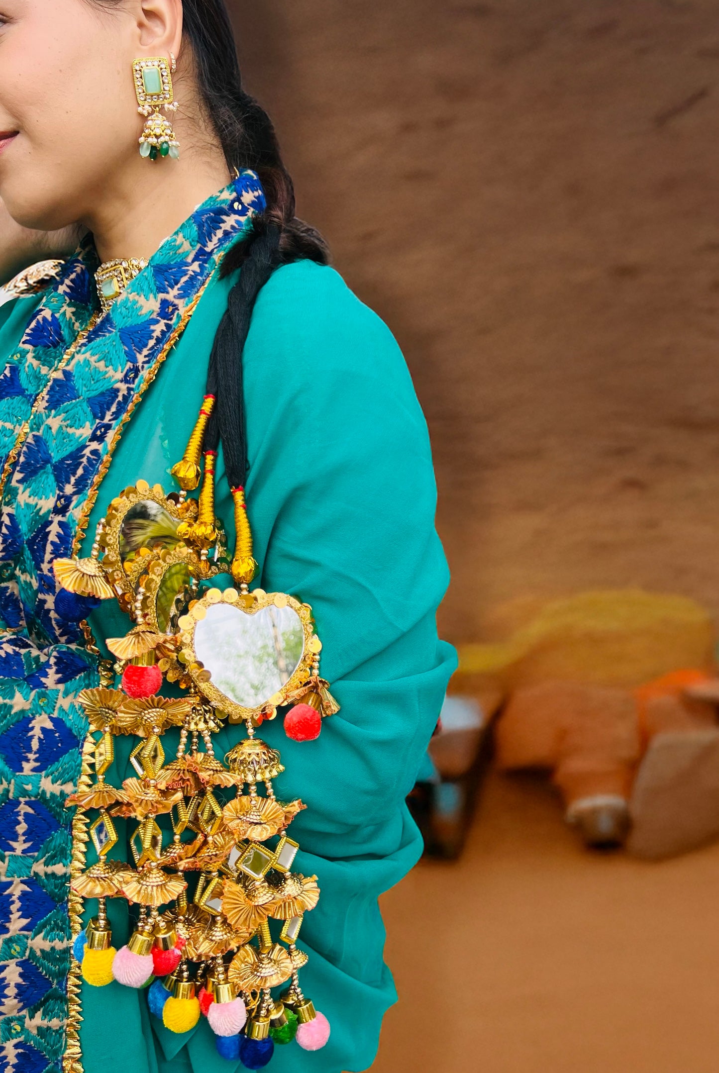 Hearts Parandi Braid - Twisty Locks - Kids and Women Hair Accessories, Fashion Clothing and Jewellery India