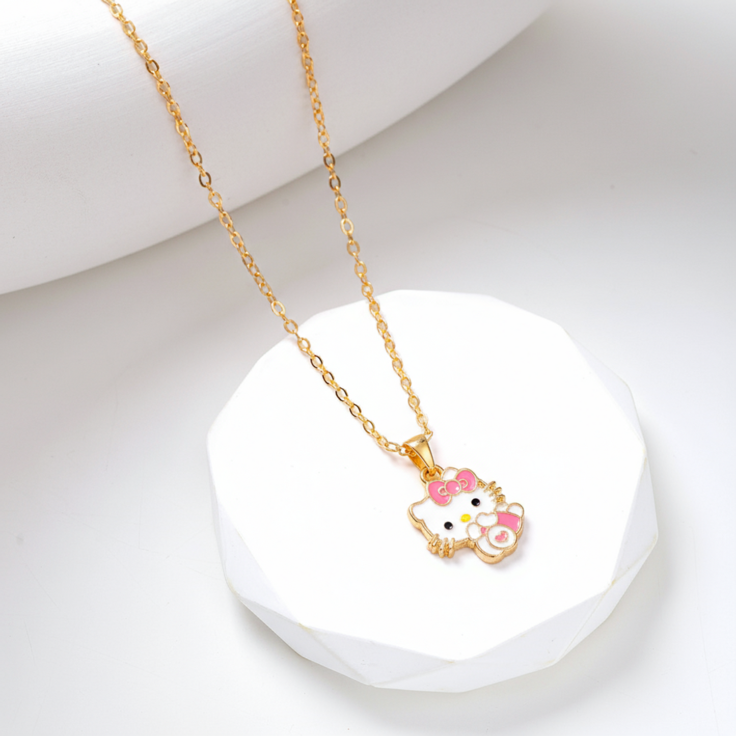 Kitty Jewellery Set- Pink - Twisty Locks - Kids and Women Hair Accessories, Fashion Clothing and Jewellery India