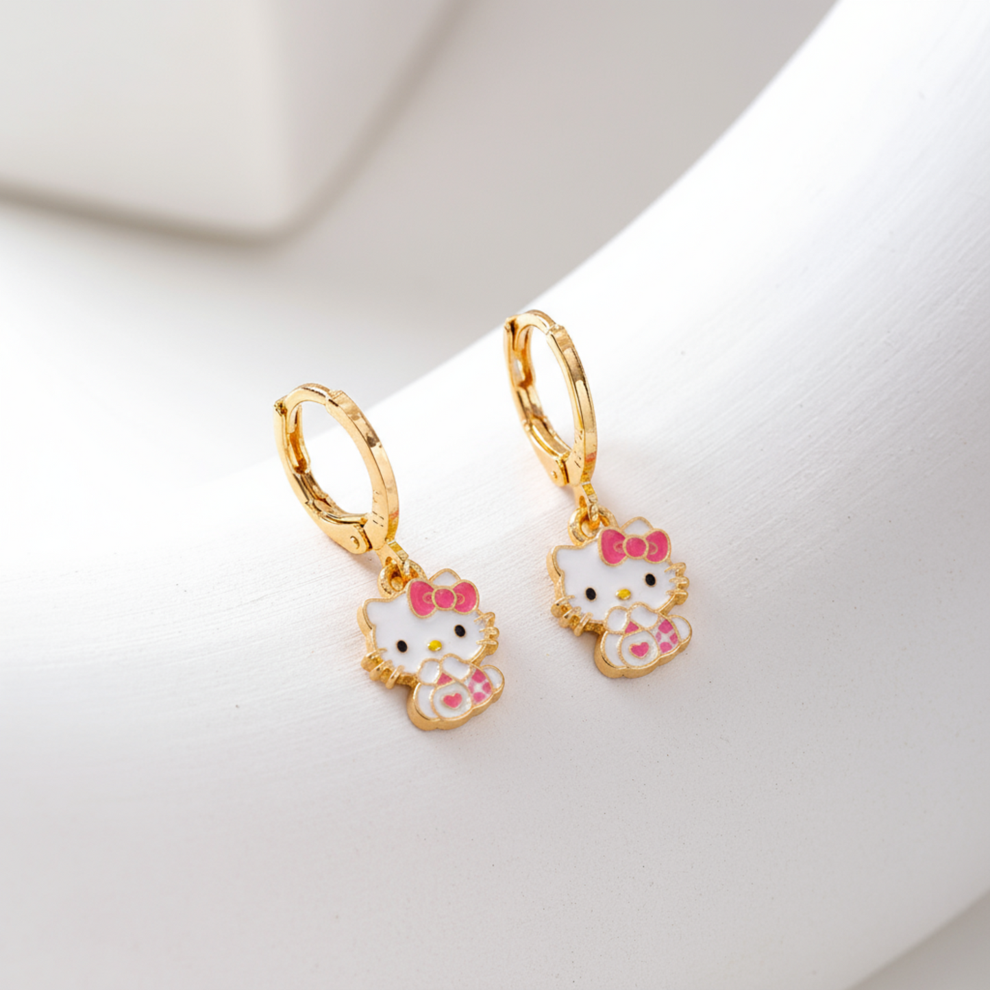 Kitty Jewellery Set- Pink - Twisty Locks - Kids and Women Hair Accessories, Fashion Clothing and Jewellery India