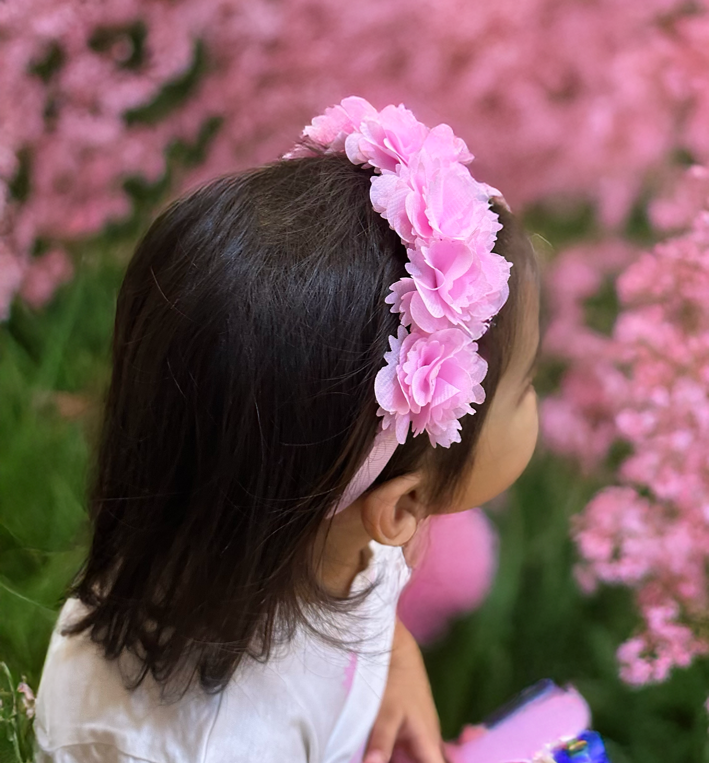 Light Pink & Lavender Petal Halo Hairbands - Set of 2 - Twisty Locks - Kids and Women Hair Accessories, Fashion Clothing and Jewellery India