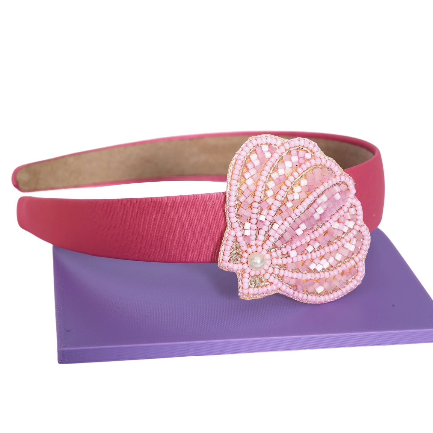 Pink Seashell Hairband - Twisty Locks - Kids and Women Hair Accessories, Fashion Clothing and Jewellery India