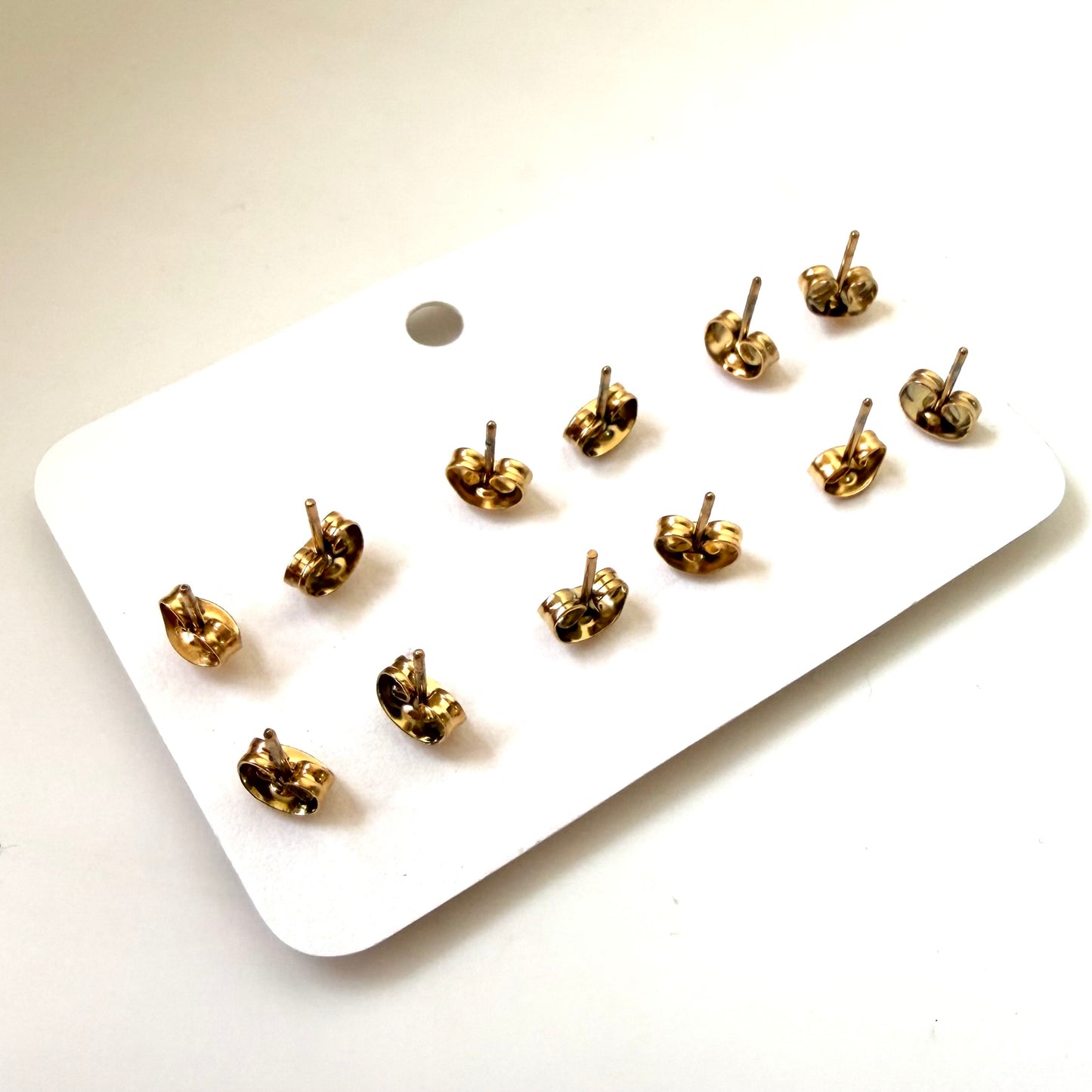 Sparkle 18K Gold Plated Children's Earrings Set of 6 - Twisty Locks - Kids and Women Hair Accessories, Fashion Clothing and Jewellery India