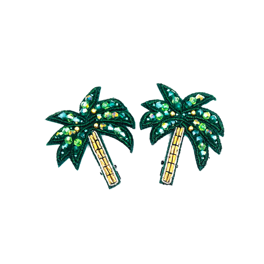 Tropical Vibes Palm Tree Hairclips - Twisty Locks - Kids and Women Hair Accessories, Fashion Clothing and Jewellery India