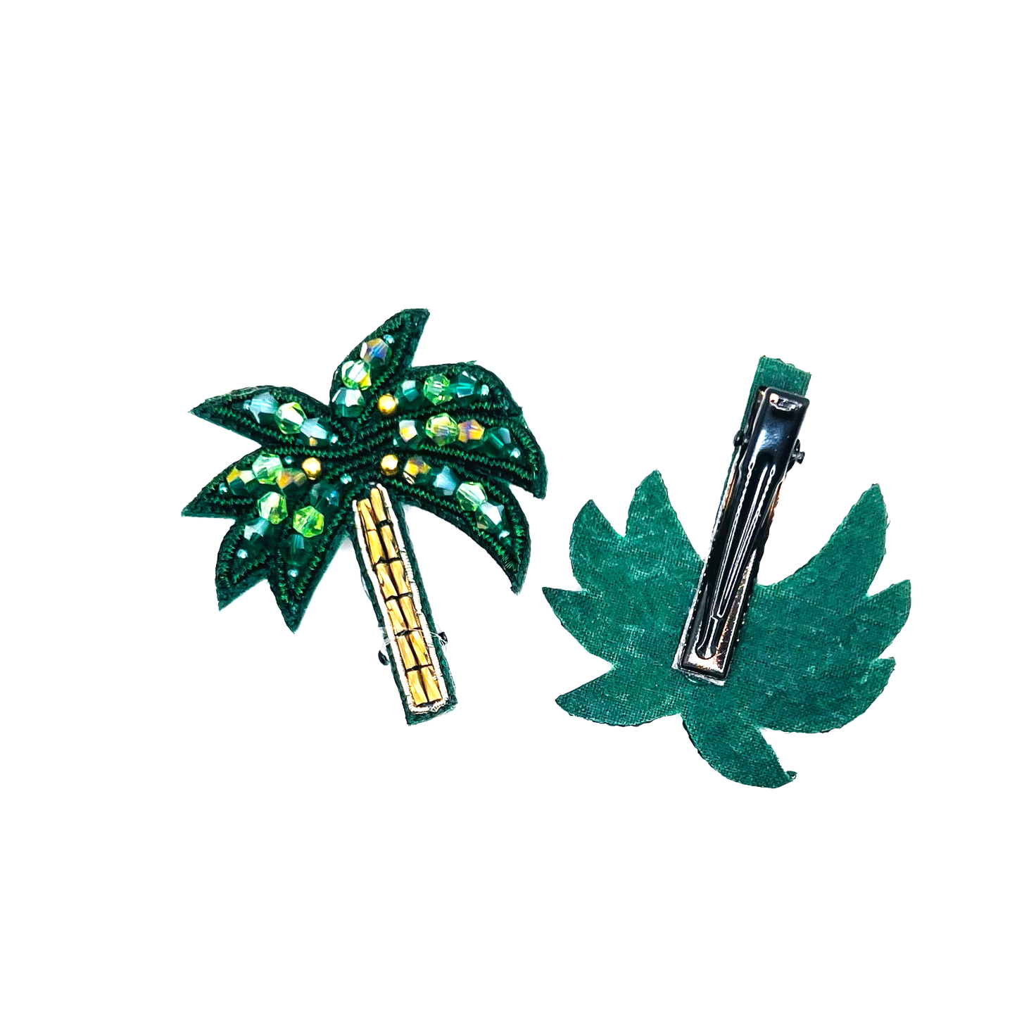Tropical Vibes Palm Tree Hairclips - Twisty Locks - Kids and Women Hair Accessories, Fashion Clothing and Jewellery India