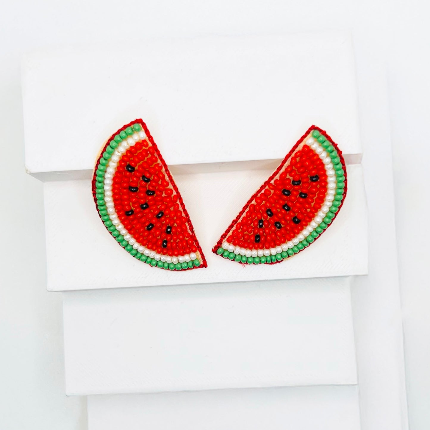 Watermelon Embroidered Hair Clips Set - Twisty Locks - Kids and Women Hair Accessories, Fashion Clothing and Jewellery India