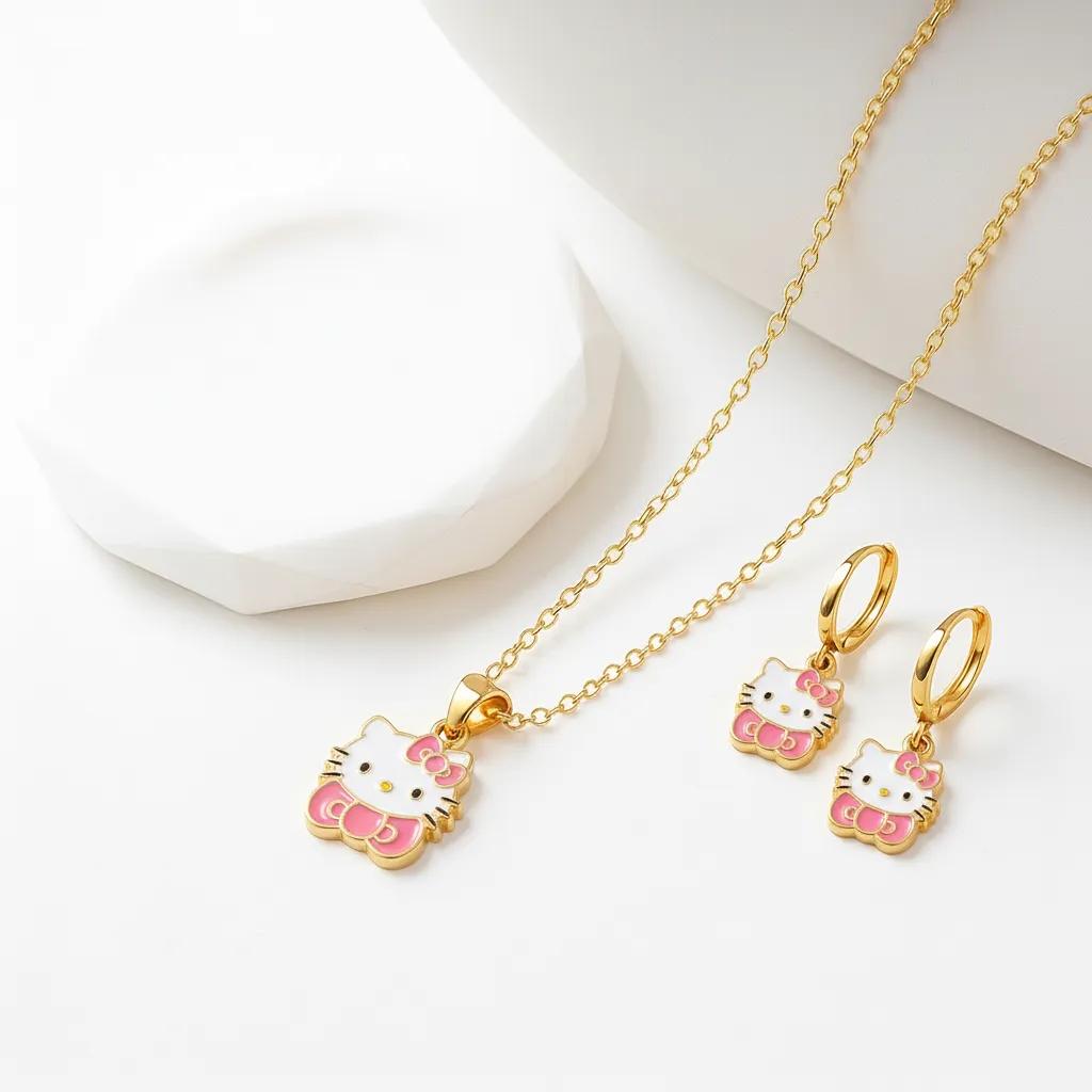 Kitty 3 Pc Jewellery Set