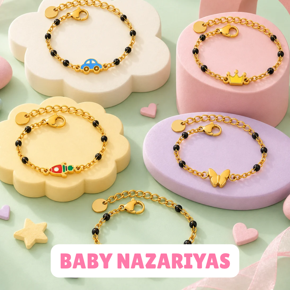18K Plated Kids Nazariya Bracelets
