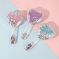 Detangling Hair Brush - Pink Heart - Twisty Locks  - Kids and Women Hair Accessories, Fashion Clothing and Jewellery India