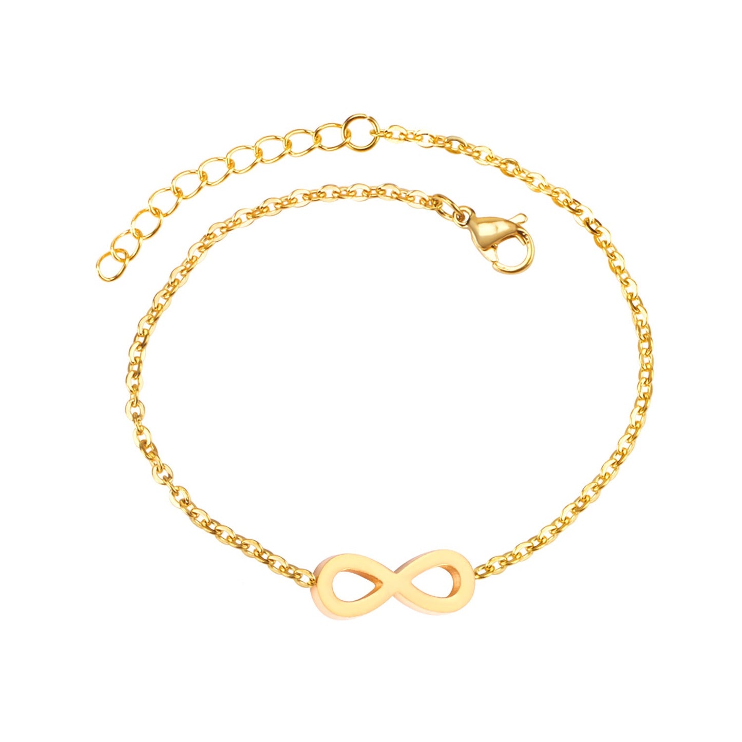Gold Infinity 18K Gold Plated Children's Bracelet