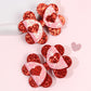 Glitter Heart Bows Set of 2