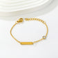 Solitaire Customised bracelet – main product shot on white by Twisty Locks