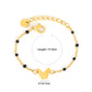 Gold Butterfly Nazariya 18K Gold Plated Children's Bracelet