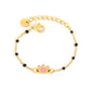 Pink Crown Nazariya 18K Gold Plated Children's Bracelet