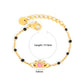 Pink Crown Nazariya 18K Gold Plated Children's Bracelet