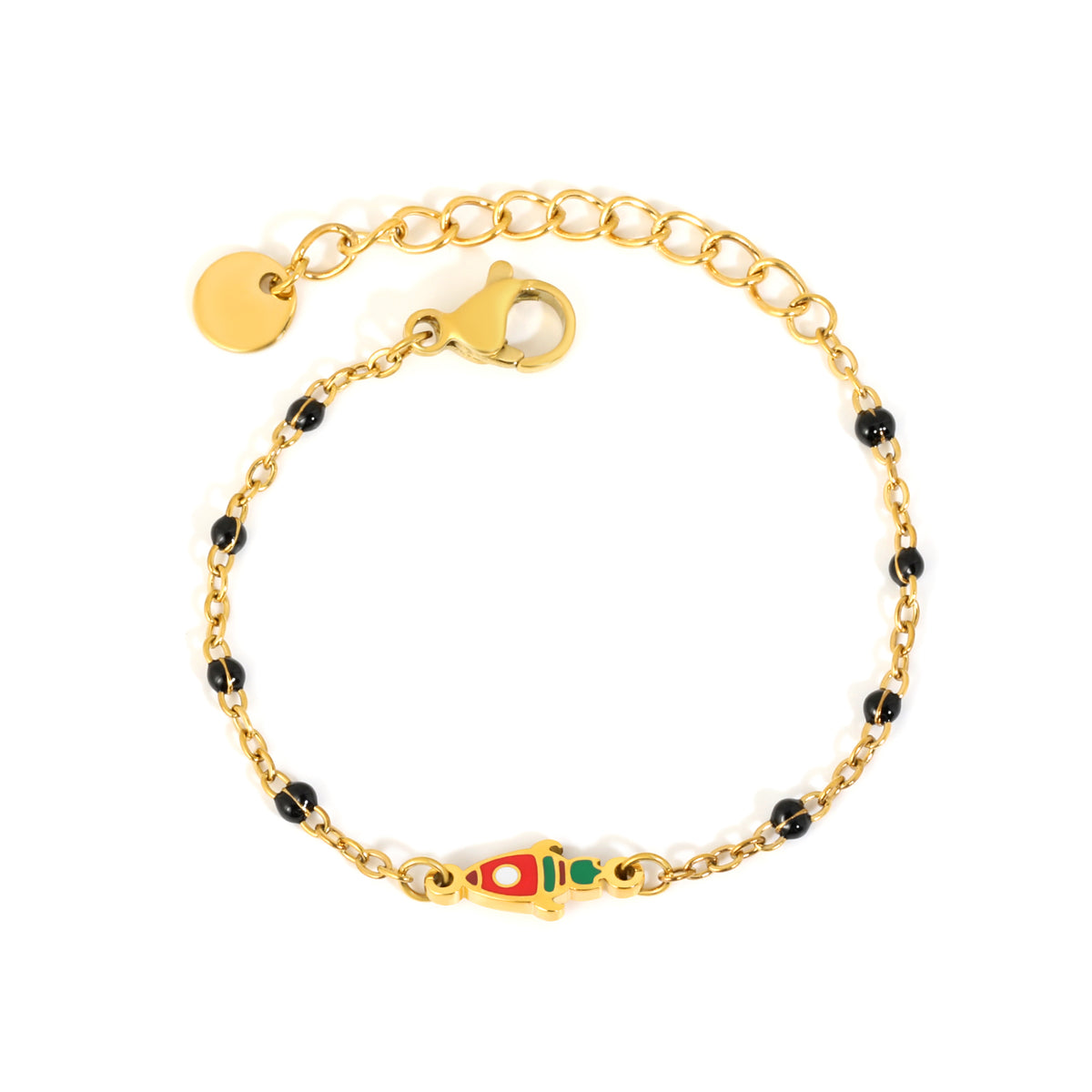 Rocket Nazariya 18K Gold Plated Children's Bracelet