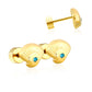 SeaShell 18K Gold Plated Children's Earrings