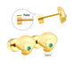 SeaShell 18K Gold Plated Children's Earrings