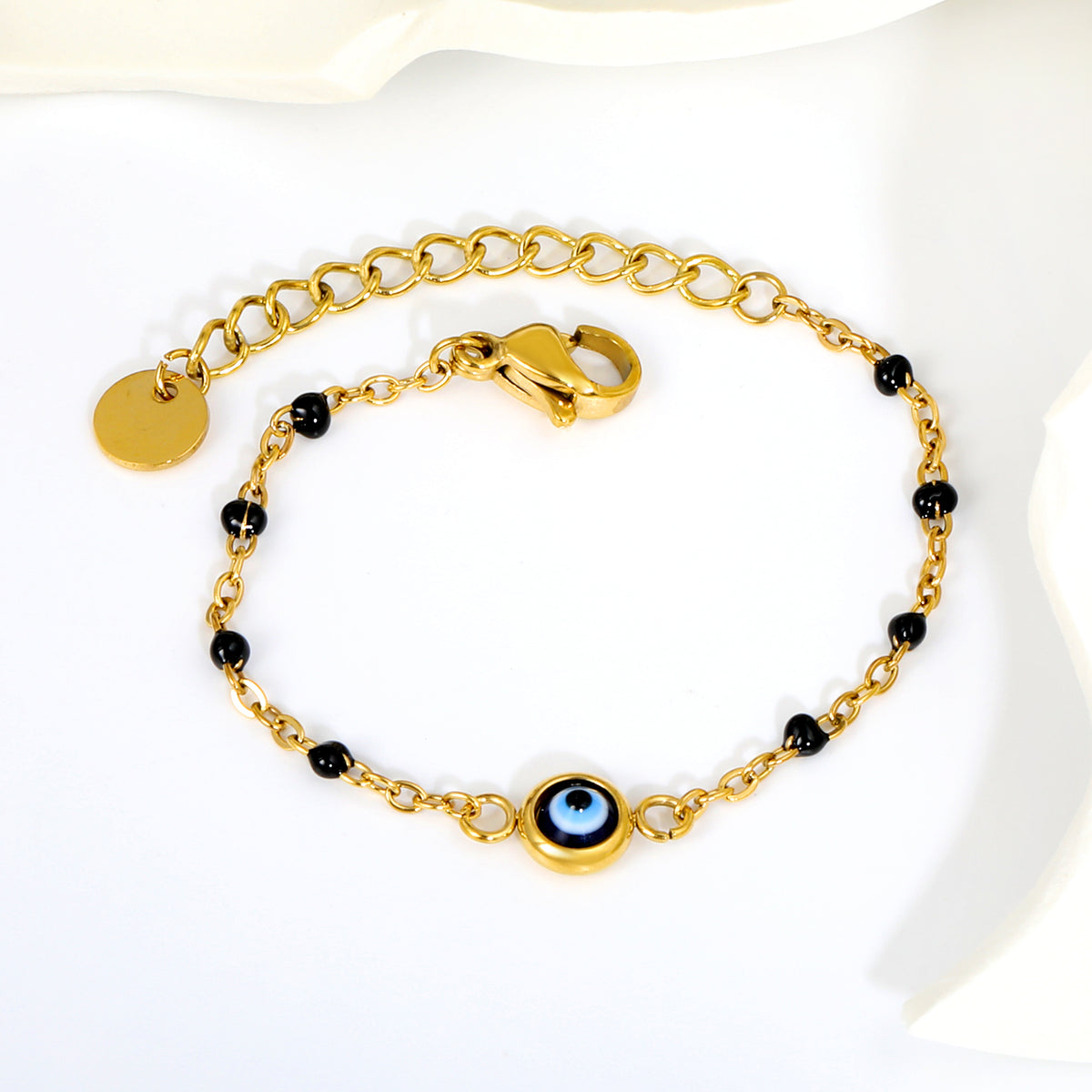 Evil Eye Nazariya 18K Gold Plated Children's Bracelet