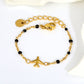 Gold Airplane Nazariya 18K Gold Plated Children's Bracelet