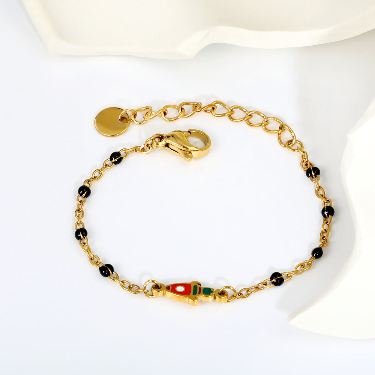 Rocket Nazariya 18K Gold Plated Children's Bracelet