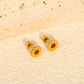 Sunny Sunflower 18K Gold Plated Children's Earrings
