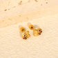 Donut Bow 18K Gold Plated Children's Earrings