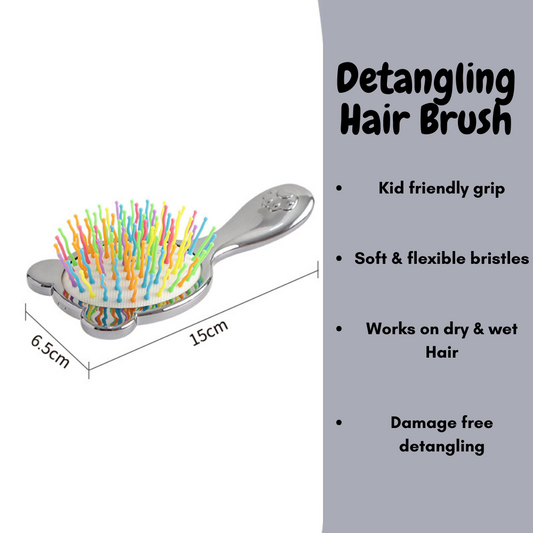 Detangling Hair Brush - Bronze - Twisty Locks  - Kids and Women Hair Accessories, Fashion Clothing and Jewellery India