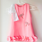 Pink Dragonfly Embellished Party Dress - Twisty Locks  - Kids and Women Hair Accessories, Fashion Clothing and Jewellery India