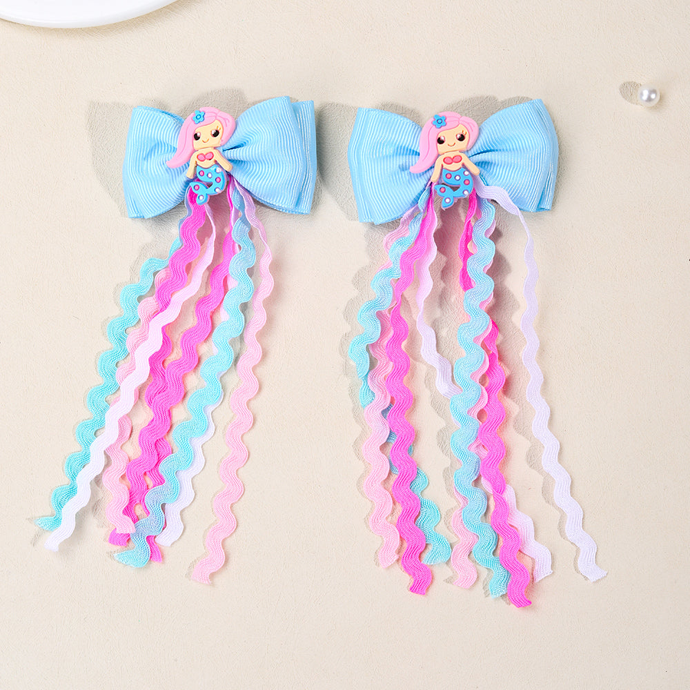 Mermaid Magic Hair Bow Set of 2
