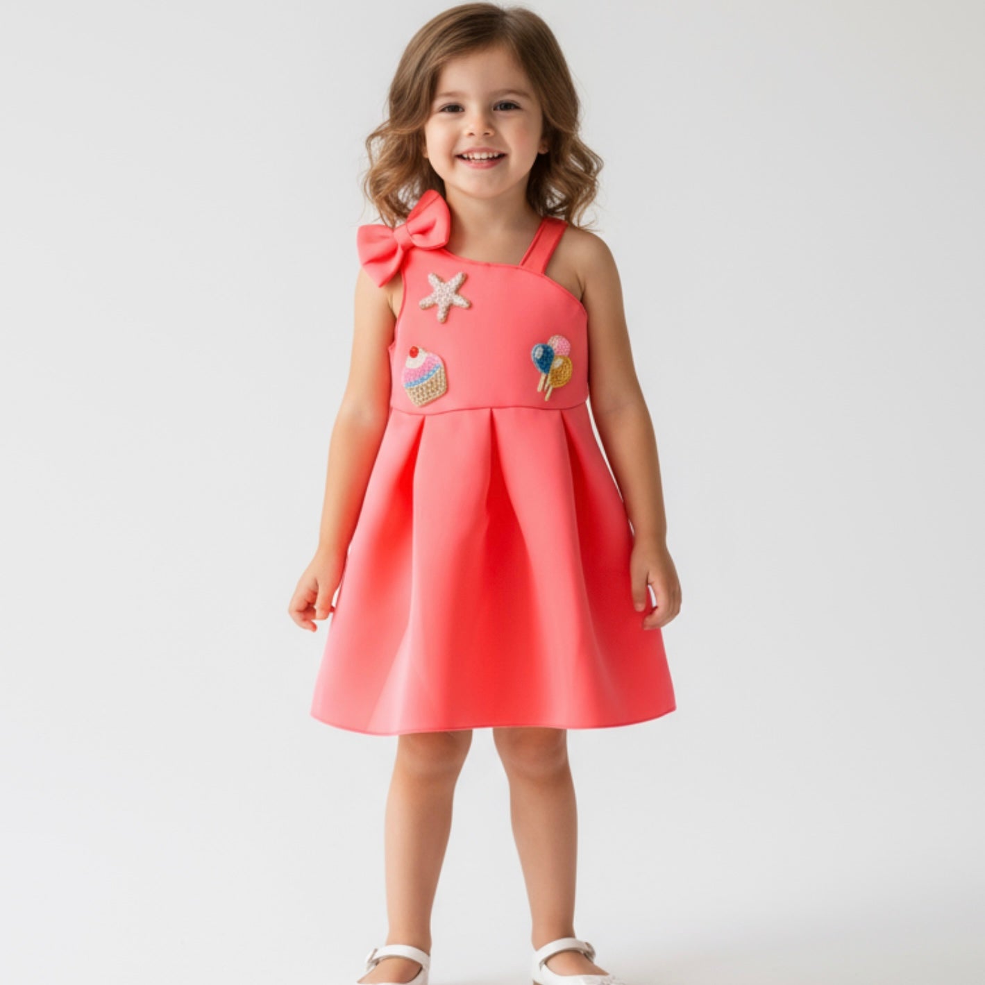 Sweet Treats Bow Dress - Twisty Locks  - Kids and Women Hair Accessories, Fashion Clothing and Jewellery India