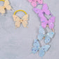 Sparkle Butterfly Hair Ties Set of 10
