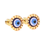 Cute Evil Eye 18K Gold Plated Children's Earrings