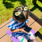 Avacado Embroidered Hair Clips Set - Twisty Locks  - Kids and Women Hair Accessories, Fashion Clothing and Jewellery India