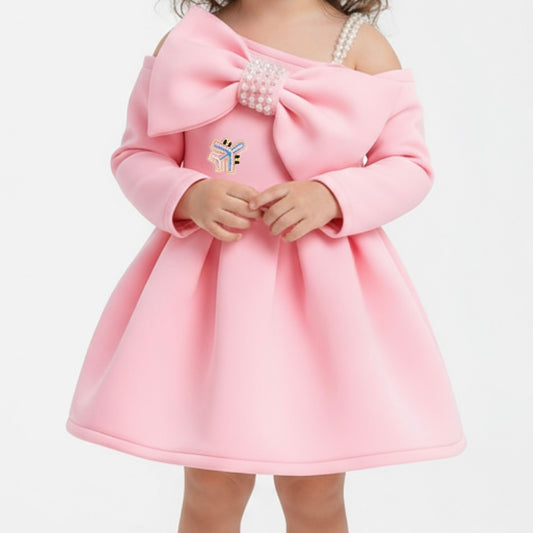 Mini Pilot Bow Birthday Dress - Twisty Locks  - Kids and Women Hair Accessories, Fashion Clothing and Jewellery India