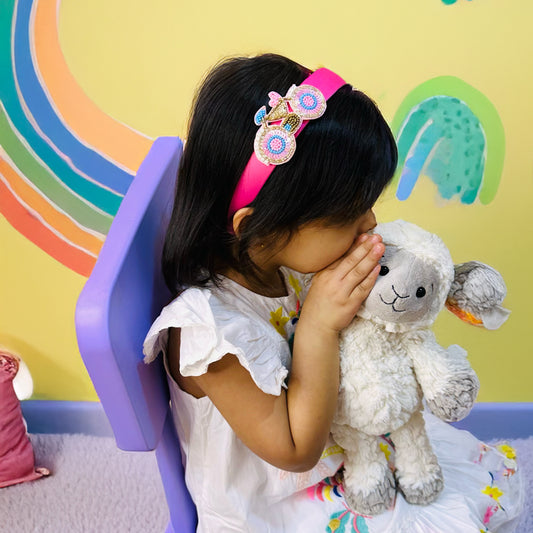 Bicycle Satin Hairband - Twisty Locks  - Kids Hair Accessories India