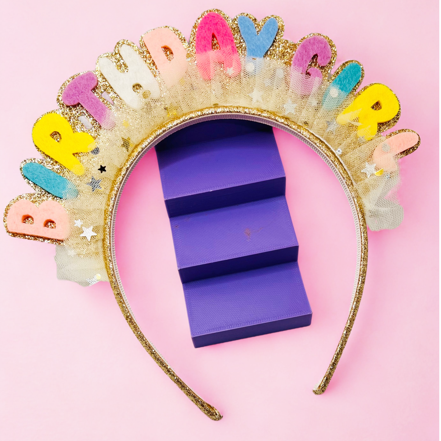 Birthday Girl Hairband - Twisty Locks  - Kids Hair Accessories India