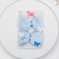 Blue Furry Bow Clips - Set of 2 - Twisty Locks  - Kids and Women Hair Accessories, Fashion Clothing and Jewellery India