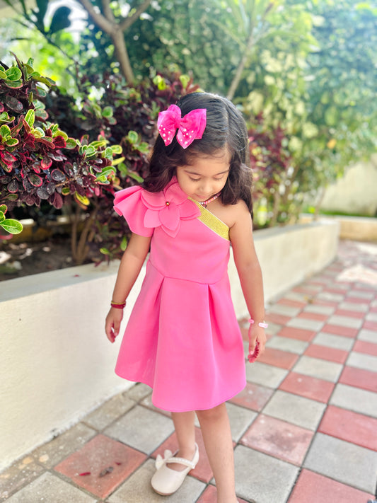 Blush Blossom Dress - Twisty Locks  - Kids and Women Hair Accessories, Fashion Clothing and Jewellery India